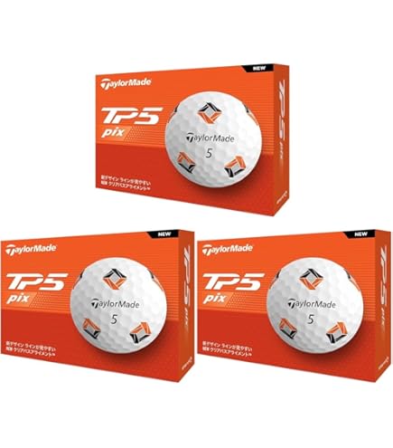 Amazon.co.jp: テーラーメイド TP5 ボール TP5x pix ボール 3
